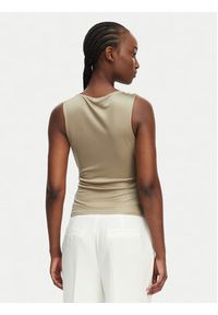 Marciano Guess Top G6GP11 K3617 Beżowy Slim Fit. Kolor: beżowy. Materiał: wiskoza #3