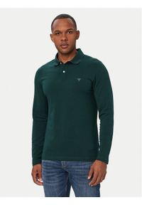 Guess Polo M6YP36 K4395 Zielony Extra Slim Fit. Typ kołnierza: polo. Kolor: zielony. Materiał: bawełna #1