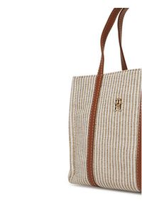 TOMMY HILFIGER - Tommy Hilfiger Torebka Th Premium Beach Le Mini Tote AW0AW17208 Beżowy. Kolor: beżowy #6