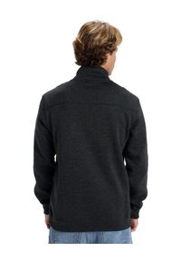 Quiksilver - Bluza dla Mężczyzn KELLER Czarny. Kolor: czarny. Materiał: poliester, materiał. Długość rękawa: długi rękaw. Długość: długie