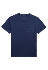 Polo Ralph Lauren T-Shirt 710964511001 Granatowy Regular Fit. Typ kołnierza: polo. Kolor: niebieski. Materiał: bawełna #6