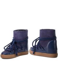 Inuikii Śniegowce Sneaker Classic 70203-5 Granatowy. Kolor: niebieski. Materiał: skóra