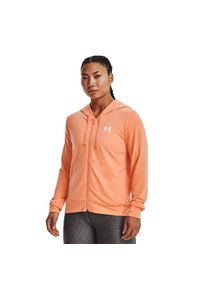 Bluza fitness damska Under Armour Rival Terry FZ Hoodie. Kolor: pomarańczowy. Sport: fitness