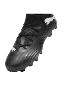 Buty piłkarskie Puma Future 7 Match FG/AG Jr 107729 02 czarne. Kolor: czarny. Materiał: dzianina, syntetyk. Szerokość cholewki: normalna. Sport: piłka nożna #4