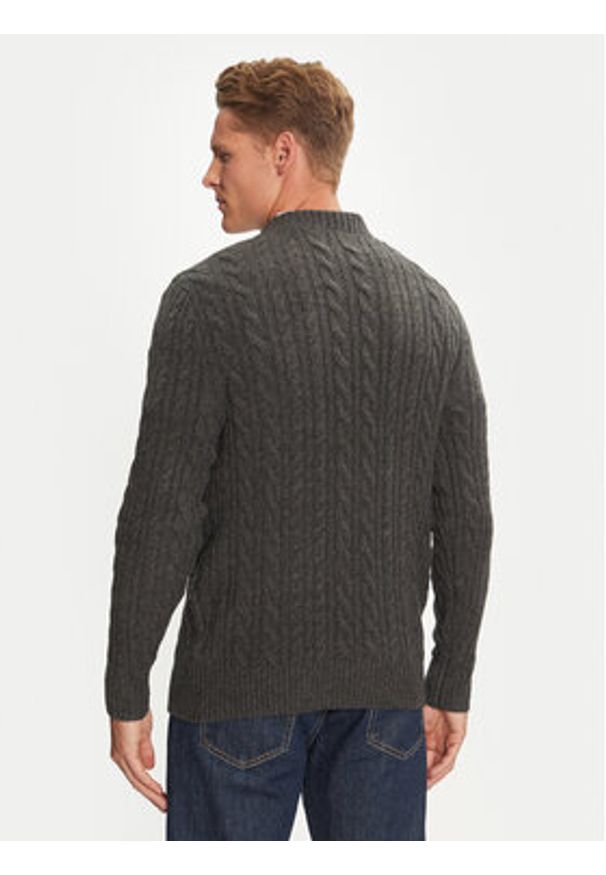 Guess Sweter M4BR11 Z3HA2 Szary Regular Fit. Kolor: szary. Materiał: syntetyk