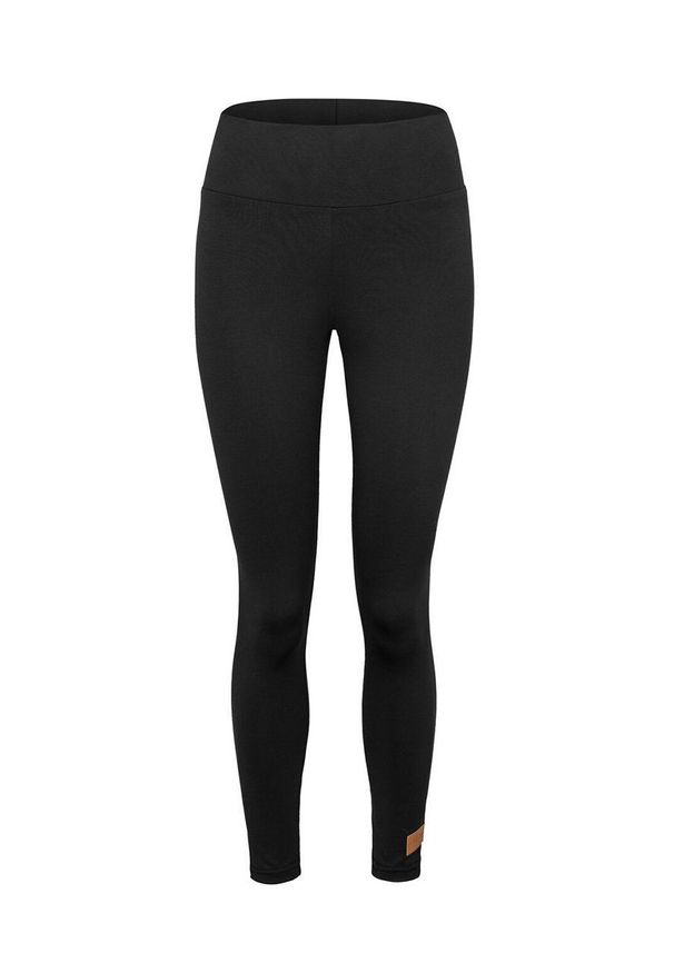 MUUV. - Legginsy High. Kolor: czarny. Materiał: dzianina