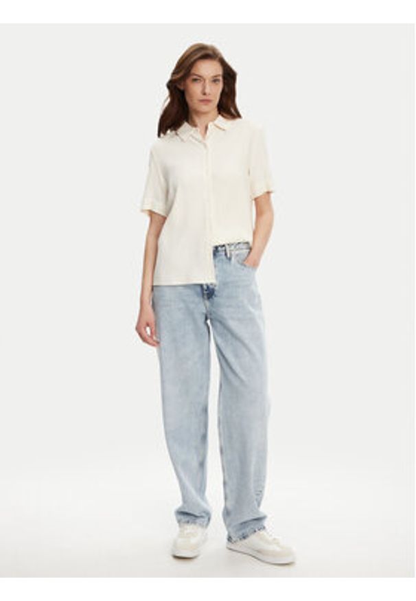 Calvin Klein Jeans Jeansy 90's J20J225504 Niebieski Loose Fit. Kolor: niebieski