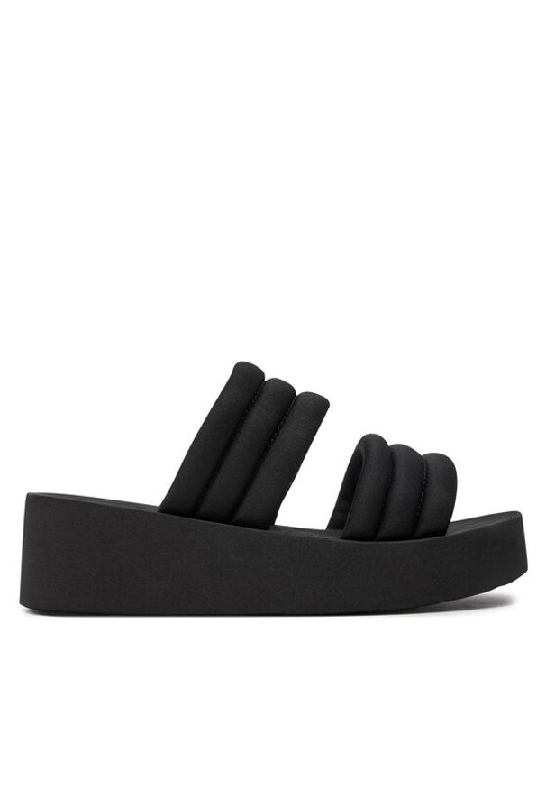 Roxy Klapki ARJL101151 Czarny. Kolor: czarny. Materiał: materiał