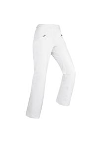 WEDZE - Spodnie narciarskie 180 damskie. Kolor: biały. Materiał: poliester, materiał. Sport: narciarstwo