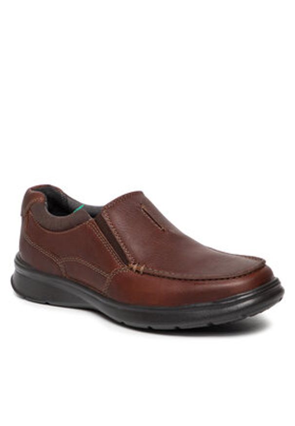 Clarks Półbuty Cotrell Free 261315667 Brązowy. Kolor: brązowy. Materiał: skóra