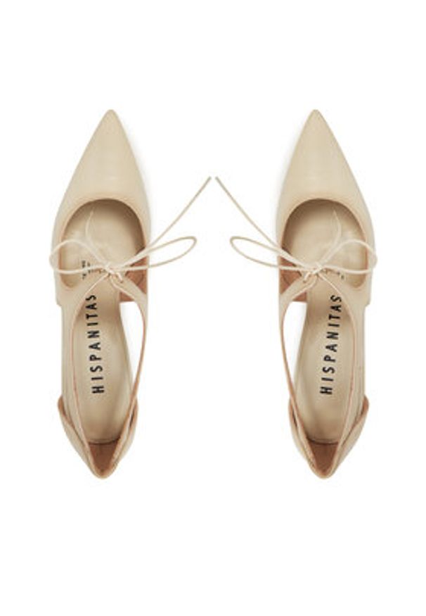 Hispanitas Czółenka Nova HV253934 Beżowy. Kolor: beżowy. Materiał: skóra