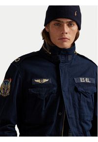 Polo Ralph Lauren Kurtka przejściowa 710968704001 Granatowy Regular Fit. Typ kołnierza: polo. Kolor: niebieski. Materiał: bawełna