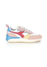 Buty do chodzenia damskie, Diadora Jolly Canvas Wn. Kolor: wielokolorowy, różowy. Materiał: materiał. Sport: turystyka piesza
