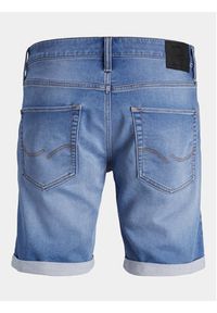 Jack & Jones - Jack&Jones Szorty jeansowe Rick Icon 12249208 Niebieski Regular Fit. Kolor: niebieski. Materiał: bawełna #5