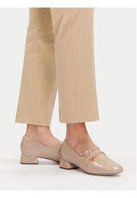 Clarks Półbuty 26181313 Beżowy. Kolor: beżowy. Materiał: skóra, lakier #5