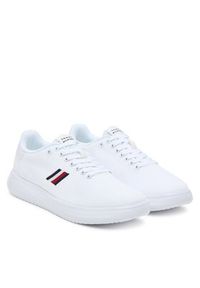 TOMMY HILFIGER - Tommy Hilfiger Sneakersy Modern Lightcup FM0FM05528 Biały. Kolor: biały. Materiał: materiał