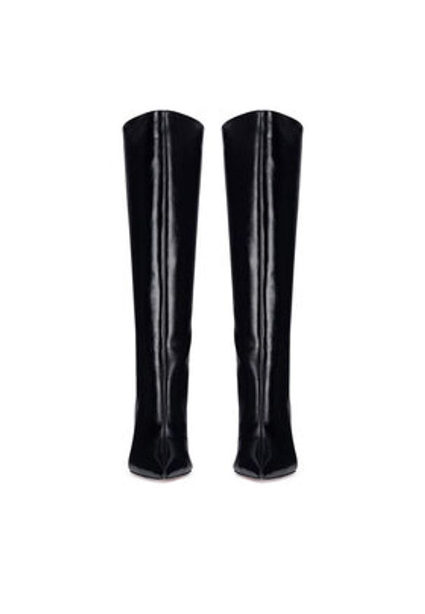 Nine West Kozaki WFA3424-1 Czarny. Kolor: czarny. Materiał: materiał