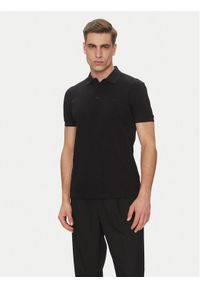 BOSS Polo Paddy 50469055 Czarny Regular Fit. Typ kołnierza: polo. Kolor: czarny. Materiał: bawełna