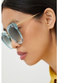ISABEL MARANT - Isabel Marant okulary przeciwsłoneczne damskie kolor zielony. Kolor: zielony #4