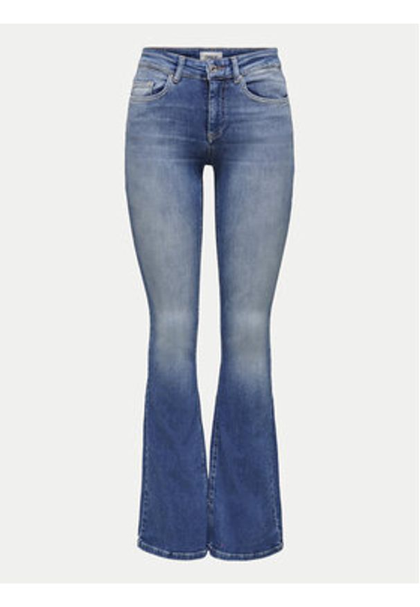 only - ONLY Jeansy Blush 15223514 Niebieski Flared Fit. Kolor: niebieski
