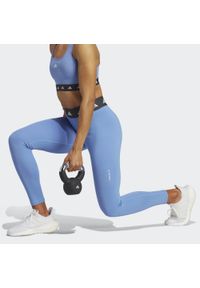 Adidas - Techfit 7/8 Leggings. Kolor: wielokolorowy, niebieski, szary. Materiał: materiał. Technologia: Techfit (Adidas)