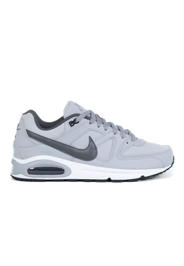 Buty do chodzenia męskie Nike Air Max Command Leather. Zapięcie: sznurówki. Kolor: wielokolorowy, czarny, szary. Materiał: materiał, skóra, tkanina. Szerokość cholewki: normalna. Model: Nike Air Max. Sport: turystyka piesza