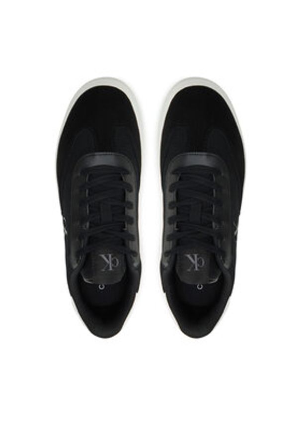 Calvin Klein Jeans Sneakersy Classic Cupsole Low Mix Mg YM0YM01169 Czarny. Kolor: czarny. Materiał: materiał