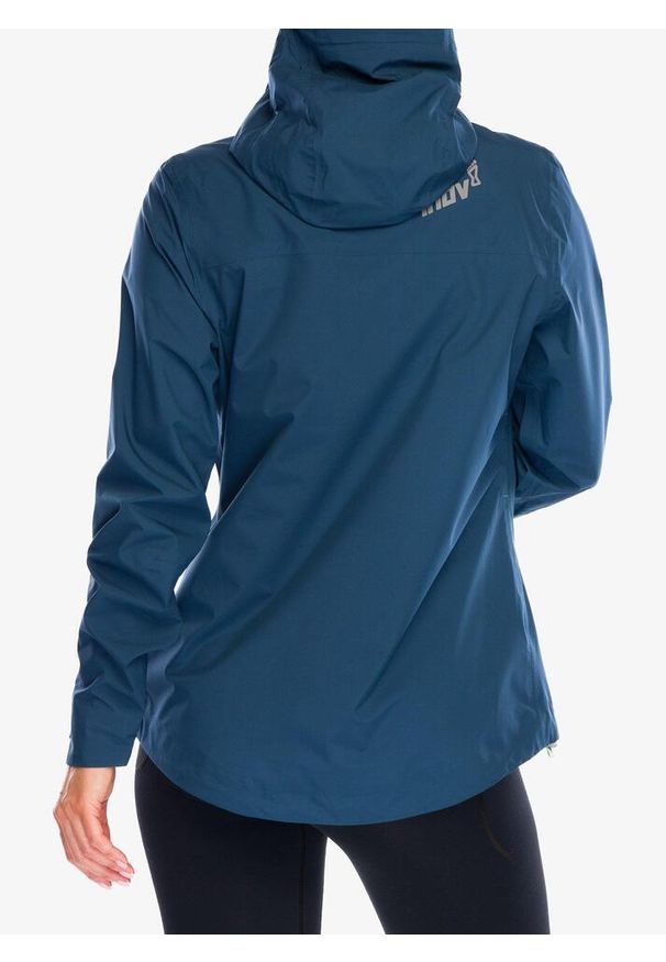 Kurtka przeciwdeszczowa damska Inov-8 VentureLite Jacket FZ. Kolor: niebieski