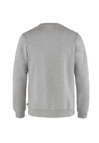 Fjällräven - Bluza bawełniana męska Fjallraven Logo Sweater. Kolor: szary. Materiał: bawełna