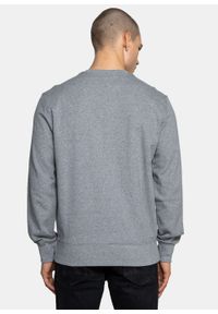 Bluza Champion Satin C Logo Cotton Terry Sweatshirt (214189-EM525). Kolor: szary. Materiał: materiał. Styl: elegancki, sportowy