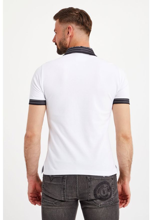 Versace Jeans Couture - POLO VERSACE JEANS COUTURE. Typ kołnierza: polo. Wzór: jednolity, nadruk. Styl: sportowy