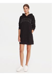 DKNY Sport Sukienka codzienna DP5D4917 Czarny Regular Fit. Okazja: na co dzień. Kolor: czarny. Materiał: bawełna. Typ sukienki: sportowe, proste. Styl: sportowy, casual #3