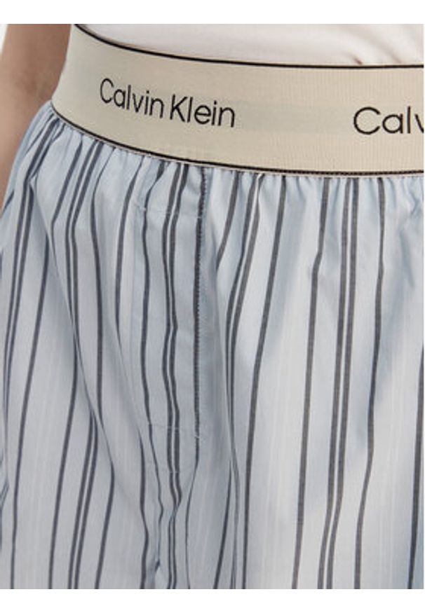 Calvin Klein Underwear Szorty piżamowe LV00QS7519 Niebieski Relaxed Fit. Kolor: niebieski. Materiał: bawełna