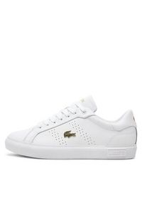 Lacoste Sneakersy 747SFA0072 Biały. Kolor: biały. Materiał: skóra #6