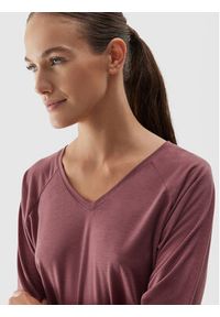 4f - 4F Koszulka techniczna 4FAW23TFLOF153 Czerwony Slim Fit. Kolor: czerwony. Materiał: syntetyk #4