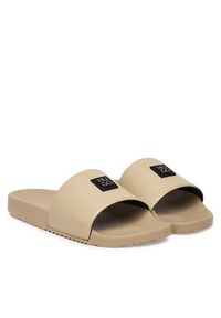 Hugo - HUGO Klapki Timein 50548671 Beżowy. Kolor: beżowy. Materiał: syntetyk #3