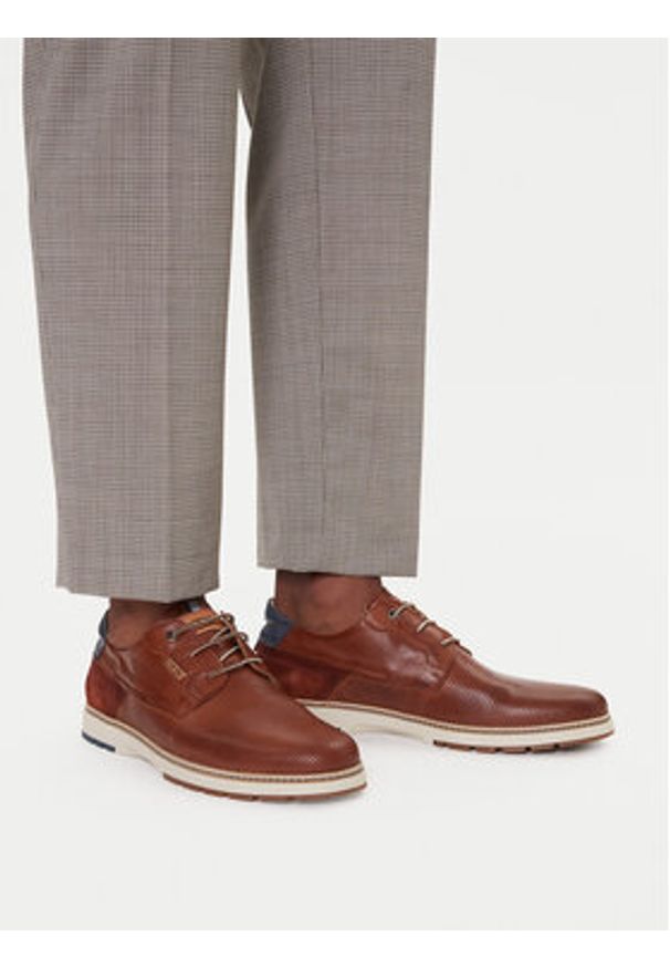 Pikolinos Półbuty M8A-4222C1 Brązowy. Kolor: brązowy. Materiał: skóra