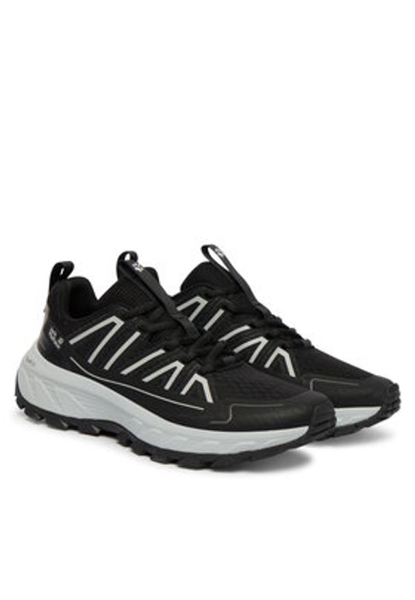 Jack Wolfskin Trekkingi Wild Hike Low A65582 Czarny. Kolor: czarny. Materiał: skóra