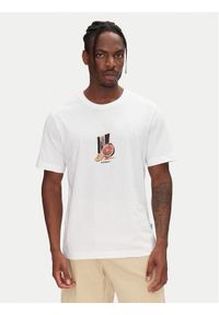 Jack & Jones - Jack&Jones T-Shirt Varenna 12273162 Biały Regular Fit. Kolor: biały. Materiał: bawełna