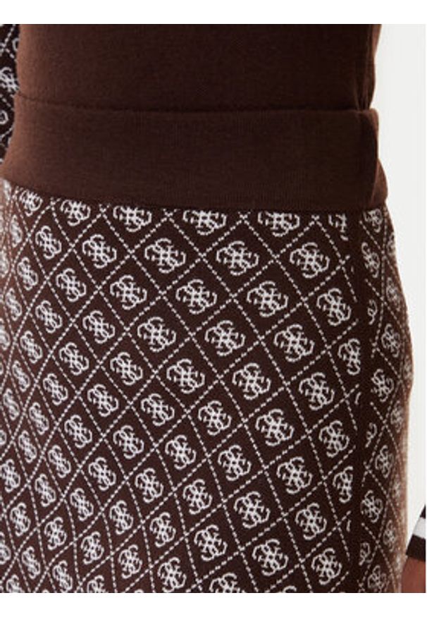 Guess Spódnica ołówkowa W5BD81 Z3JD2 Brązowy Slim Fit. Kolor: brązowy. Materiał: syntetyk
