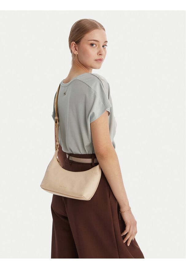 Coccinelle Torebka UF8 Coccinellesuri E5 U8F 55 01 01 Beżowy. Kolor: beżowy. Materiał: skórzane