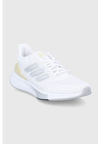 Adidas - adidas buty do biegania EQ21 GZ0591 kolor biały. Zapięcie: sznurówki. Kolor: biały. Materiał: materiał. Szerokość cholewki: normalna #5