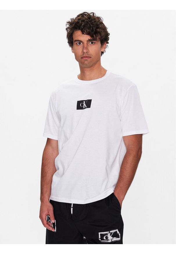 T-Shirt Calvin Klein Underwear. Kolor: biały. Materiał: bawełna