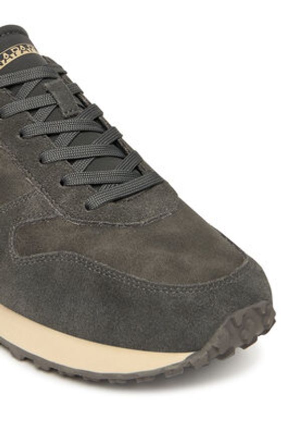 Napapijri Sneakersy Uomo NP0A88X3 Szary. Kolor: szary. Materiał: zamsz, skóra