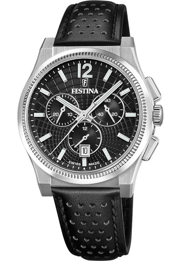 Zegarek męski Festina F20060-4 czarny. Kolor: czarny