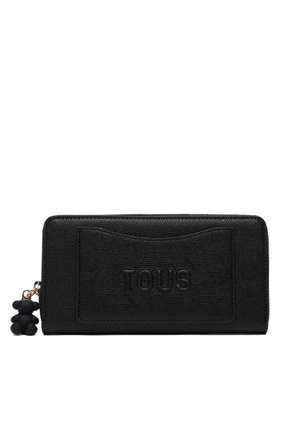 Tous - TOUS Portfel 2002374051 Czarny. Kolor: czarny. Materiał: skóra