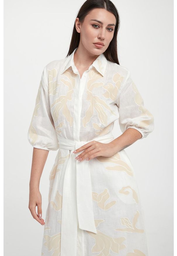 Marella - Sukienka lniana Nota MARELLA. Materiał: len