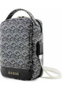 Torba Guess Guess Torba GUHBHGCFSEK Organizer czarny/black GCube Stripe. Kolor: czarny #1