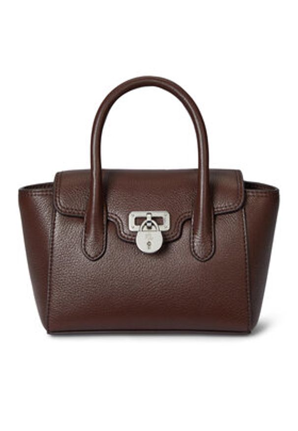 Lauren Ralph Lauren - LAUREN RALPH LAUREN Torebka 431969349007 Brązowy. Kolor: brązowy. Materiał: skórzane