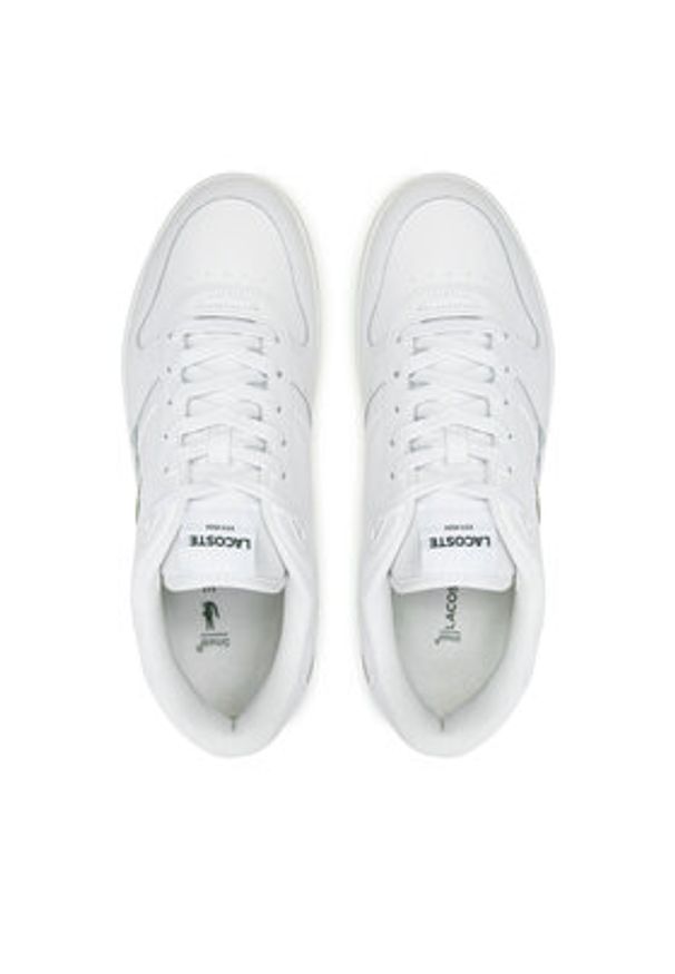 Lacoste Sneakersy 748SMA0031 Biały. Kolor: biały. Materiał: skóra